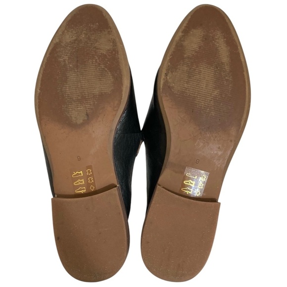 MADEWELL The Frances Leather Slip On Flat Loafer Mules - Picture 9 of 11